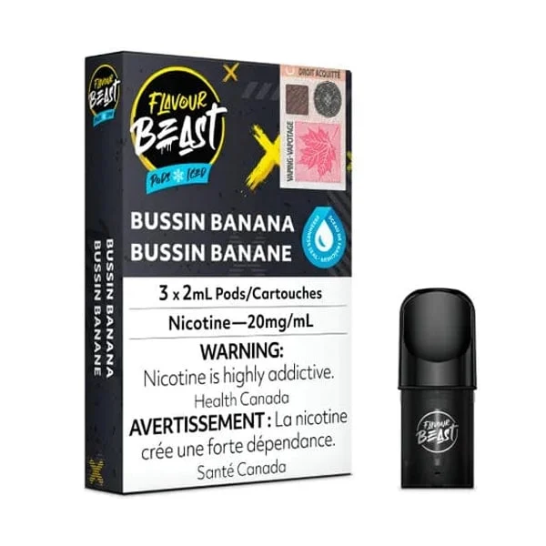 Flavour Beast Pods (STLTH) Bussin Banana Iced