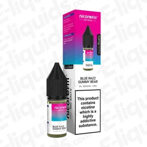 Nicorefill Blue Razz Gummy Bear Nic Salt