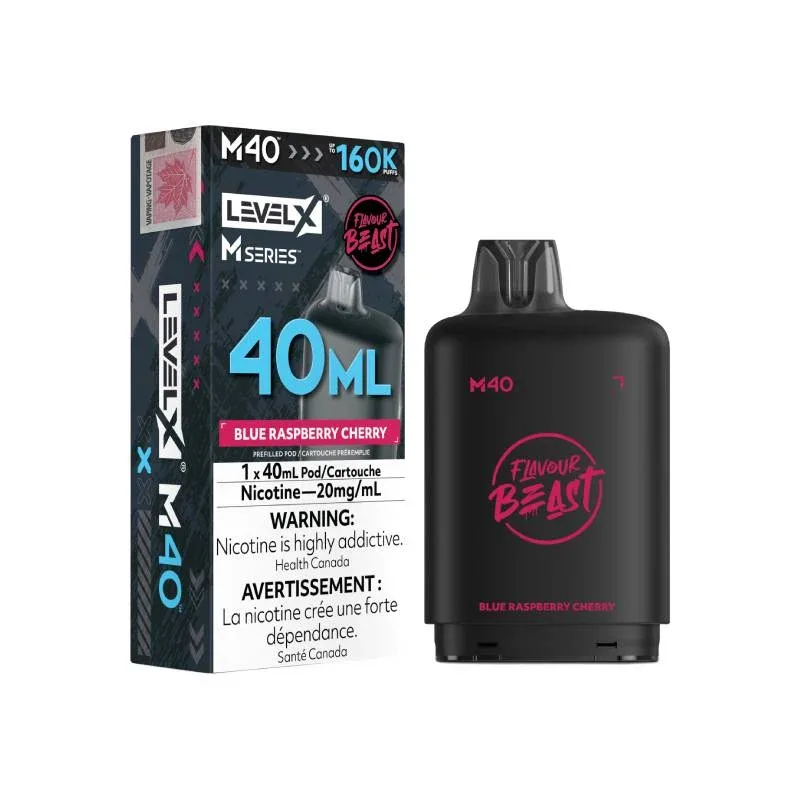 Level X M40 Series - Blue Raspberry Cherry 160K Pods