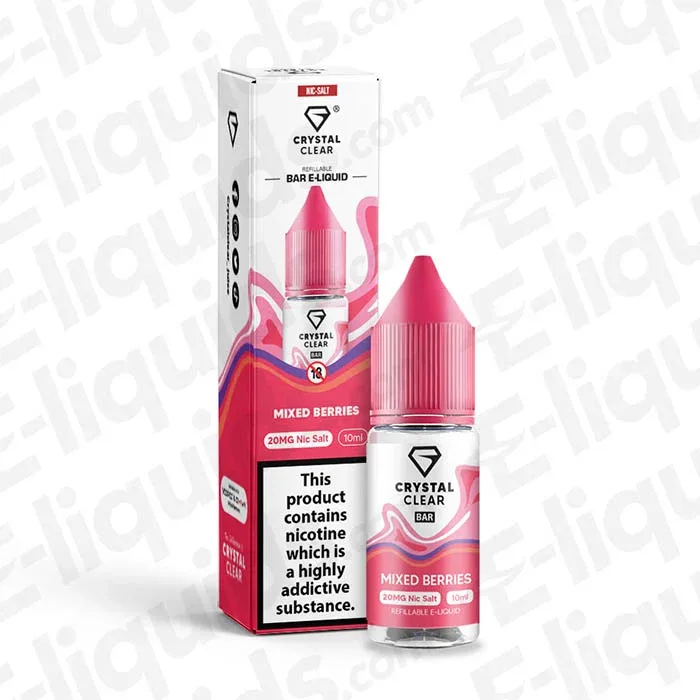 Crystal Clear Mixed Berries Nic Salt