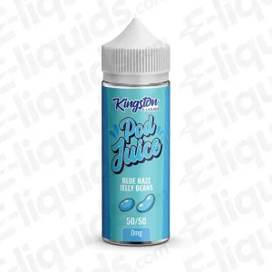 Kingston Blue Razz Jelly Beans Pod Juice 50/50 100ml Shortfill Vape Juice