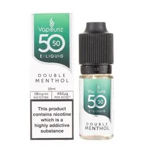 Double Menthol 50/50 E-Liquid by Vapouriz