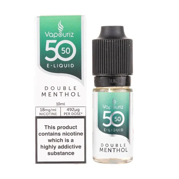 Double Menthol 50/50 E-Liquid by Vapouriz