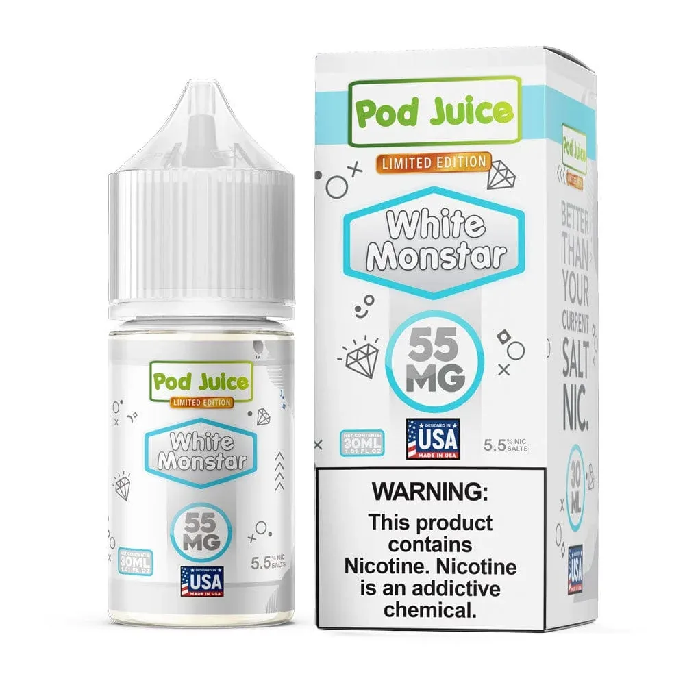 White Monstar SALT - Pod Juice - 30mL