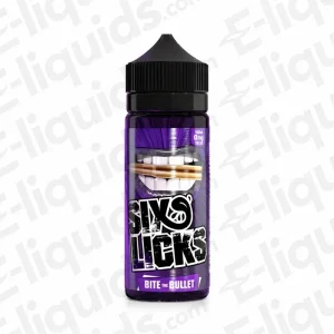 Six Licks Bite The Bullet 100ml Shortfill Vape Juice