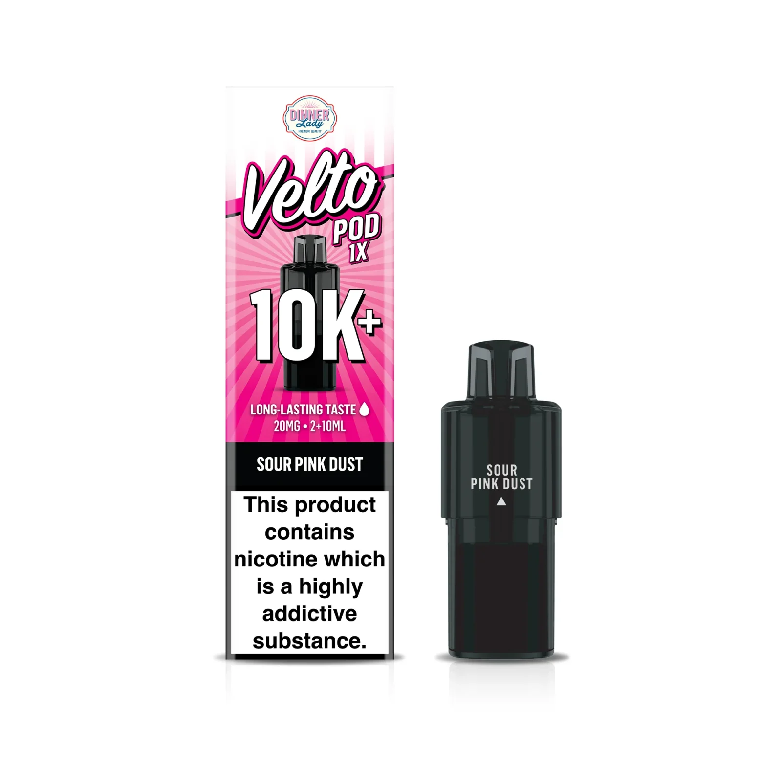Velto Sour Pink Dust 10k Replacement Pod