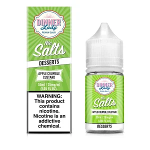 Apple Crumble Custard Dinner Lady TFN Salts 30mL
