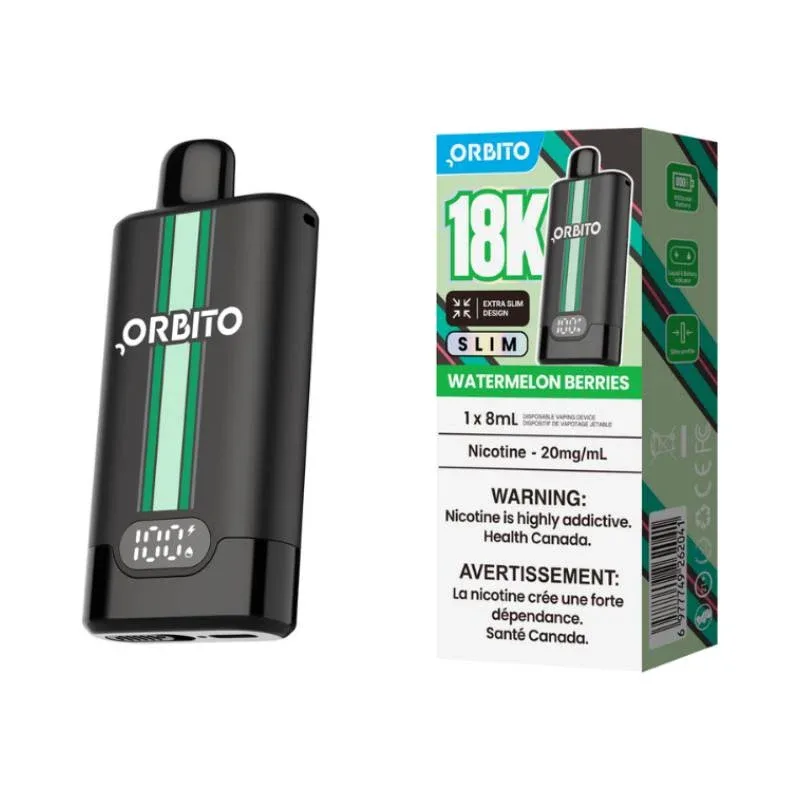 Orbito Slim 18K Disposable Vape - Watermelon Berries