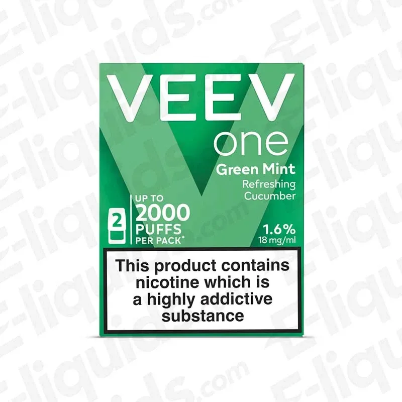 VEEV One Green Mint Prefilled Pod (2-Pack)