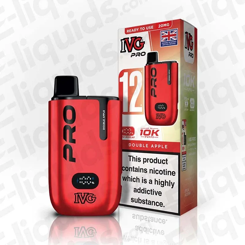 IVG Pro 12 20mg Double Apple Prefilled Pod Kit