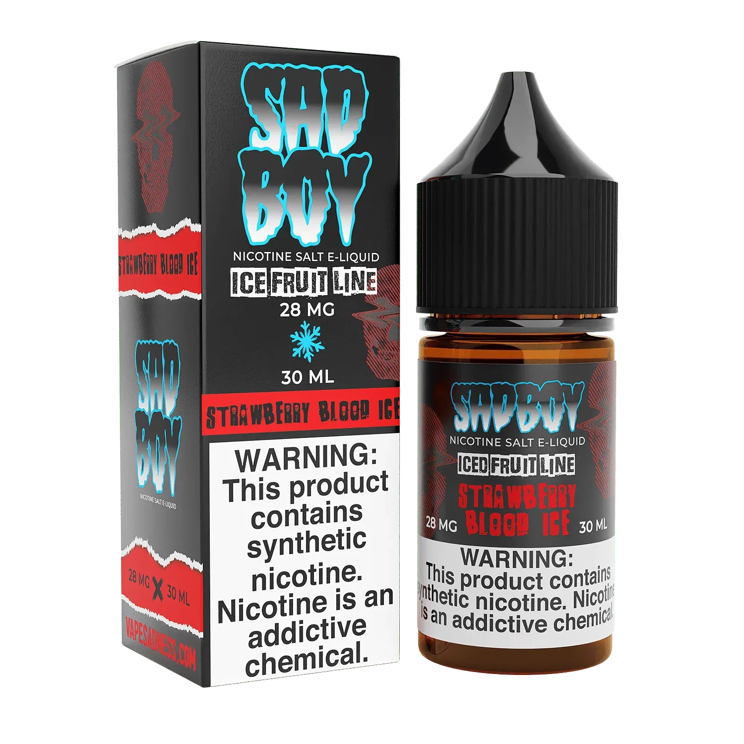 Strawberry Blood ICE SALT - Sadboy - 30mL