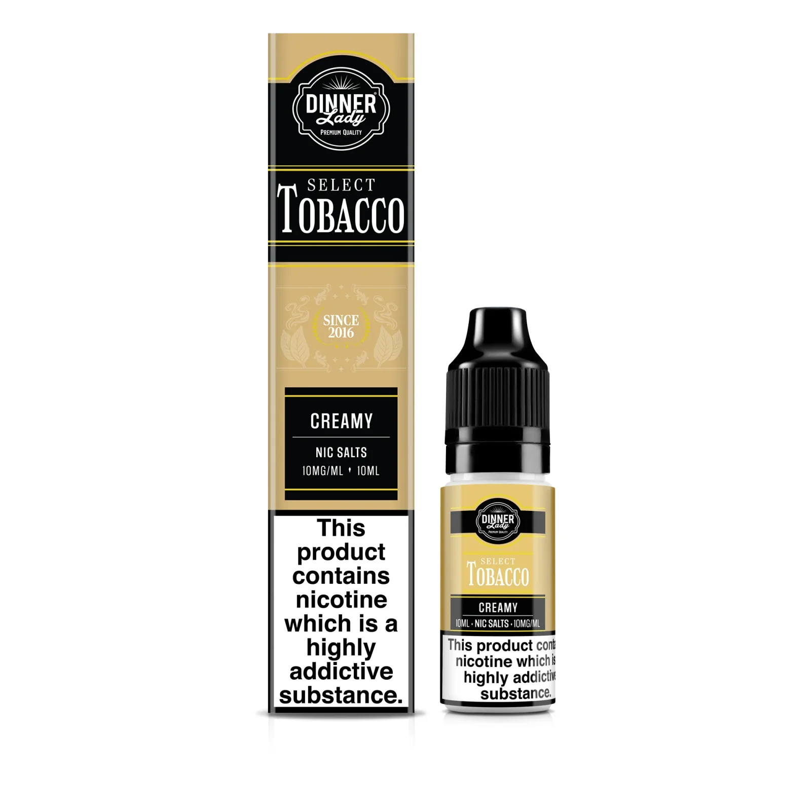 Dinner Lady Select Tobacco – Creamy Bar Salt E-Liquid - Image 2