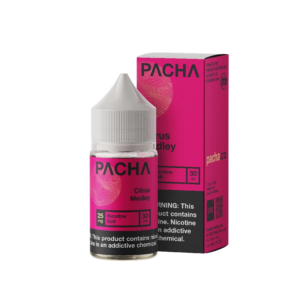 Citrus Medley by Pachamama Salts TFN Series E-Liquid 30mL (Salt Nic)