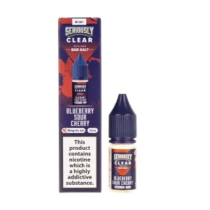 Blueberry Sour Cherry Nic Salt E-Liquid by Seriously Clear