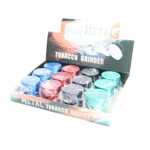 Non branded (DISPLY 12pc)(Grinder)(Metal) GR11 1.5″ 4-Part