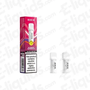 SKE 600 Pro Blueberry Raspberries Prefilled Pod (Pack of 2)