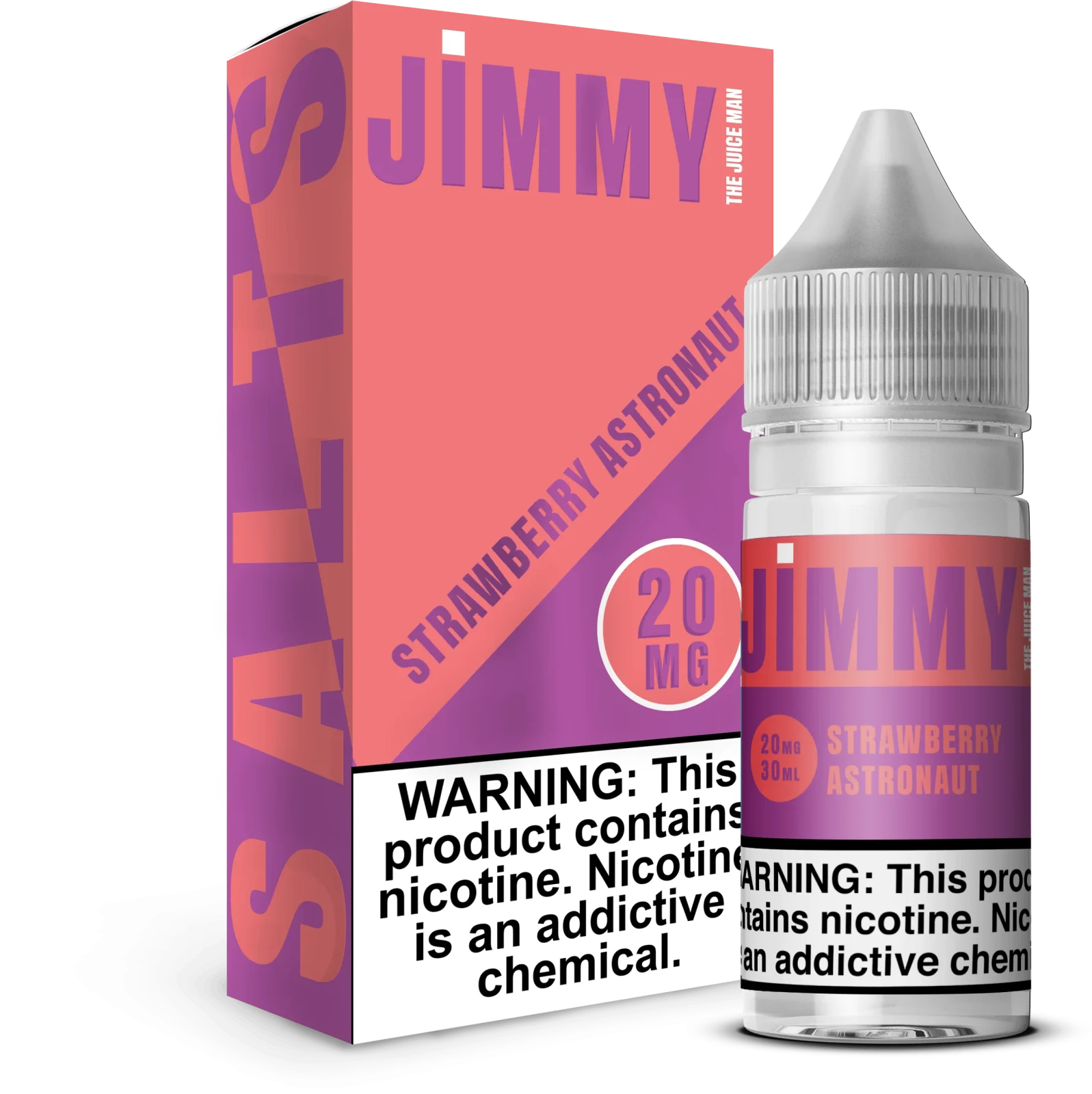 Strawberry Astronaut SALT - Jimmy The Juice Man - 30mL