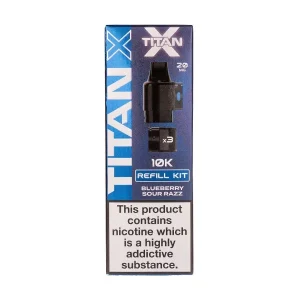 Blueberry Sour Razz Titan X Refill Pack by Titan