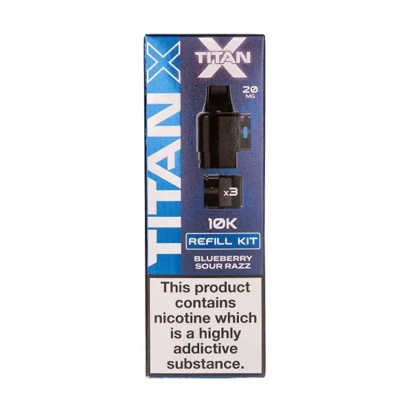 Blueberry Sour Razz Titan X Refill Pack by Titan