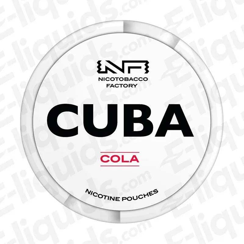 CUBA White Cola Nicotine Pouches