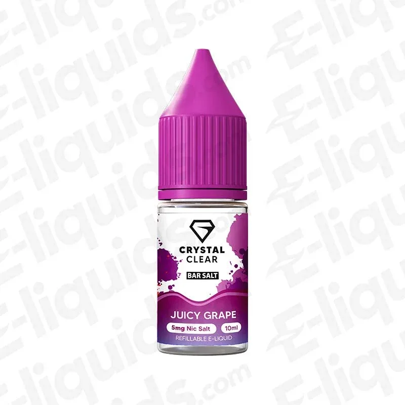 Crystal Clear Juicy Grape Nic Salt - Image 2