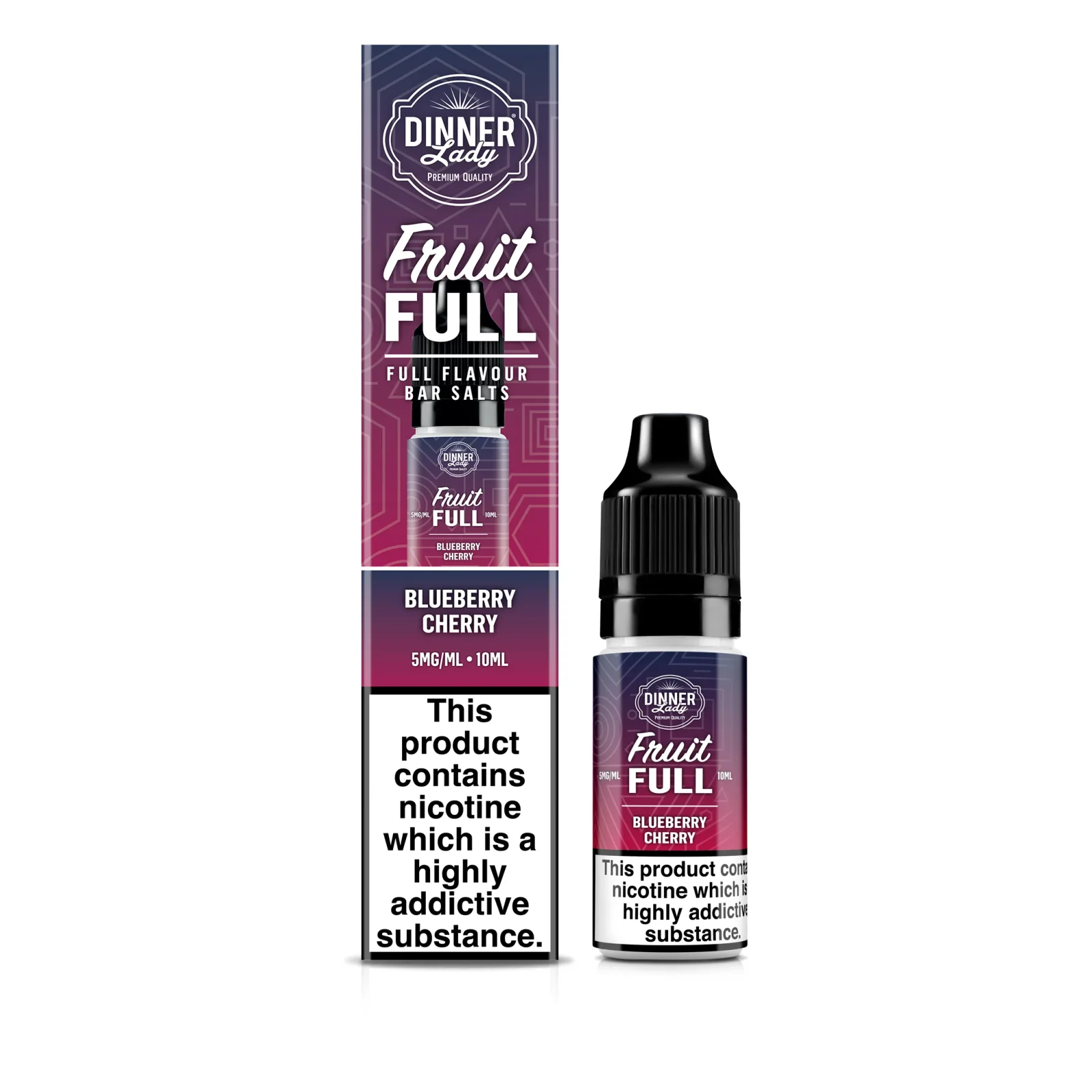 Dinner Lady FruitFull - Blueberry Cherry Bar Salt E-Liquid - Image 2