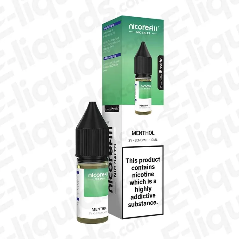 Nicorefill Menthol Nic Salt
