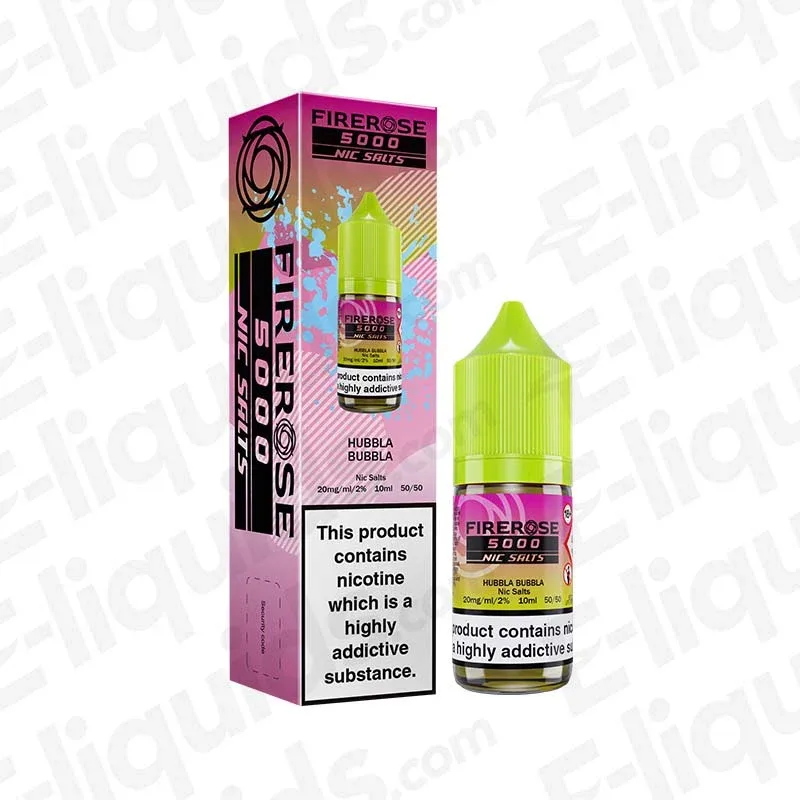 Elux Firerose 5000 Hubbla Bubbla Nic Salt - Image 2