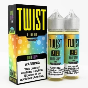Twist E-Liquid - White Grape - 60ml (x2) | Only $19.99