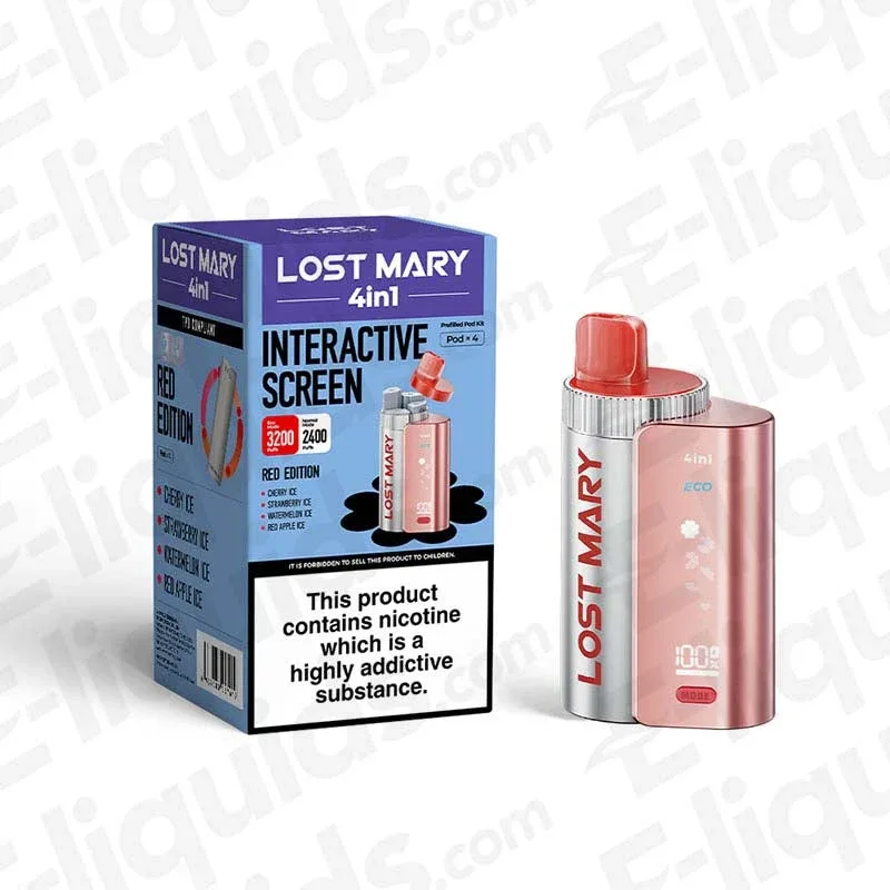 Lost Mary 4 in 1 Red Edition Prefilled Pod Kit