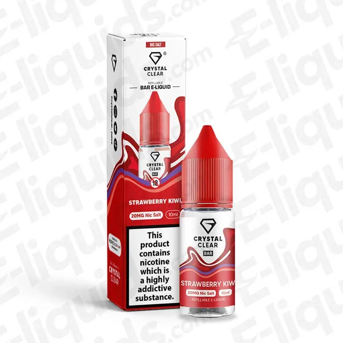 Crystal Clear Strawberry Kiwi Nic Salt