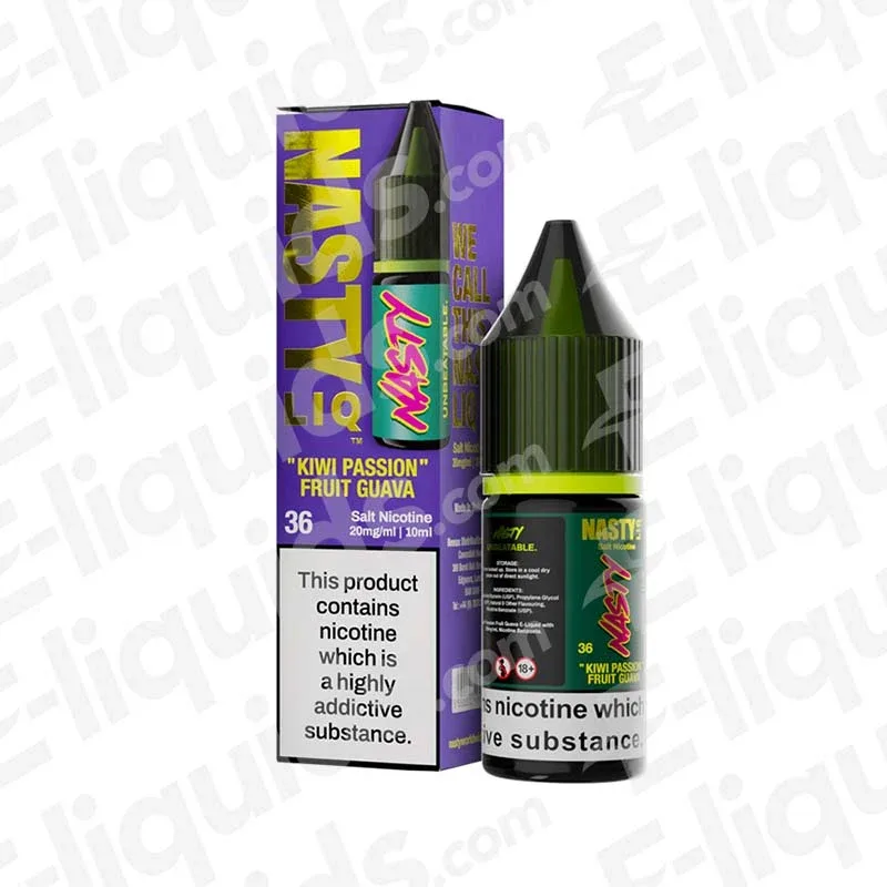 Nasty Juice Kiwi Passionfruit Guava Nic Salt