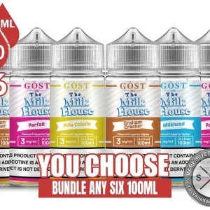 The Milk House E-Juice Bundle 6x100ml (600ml)
