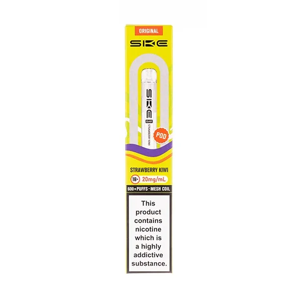 Strawberry Kiwi Crystal Bar 600 Prefilled Pod by SKE