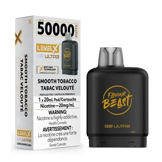 Level X Flavour Beast G2 Ultra Smooth Tobacco (6/box)