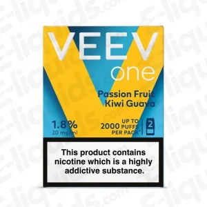 VEEV One Passion Fruit Kiwi Guava Prefilled Pod (2-Pack)