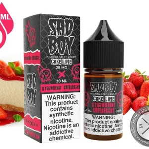 Strawberry Cheesecake SADBOY CAKE LINE SALT 30ml