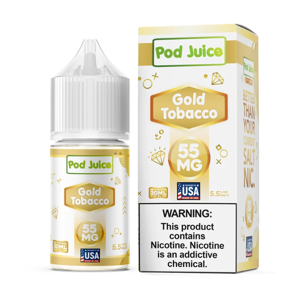 Gold Tobacco Pod Juice TFN Salts 30mL