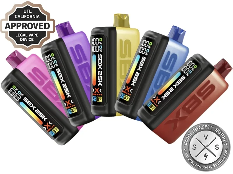 SBX 25K Puffs Disposable | California UTL Approved