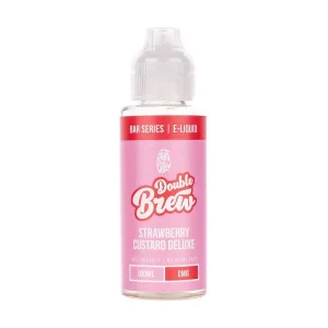 Strawberry Custard Deluxe Double Brew Bar Series 100ml (55/45) by Ohm Brew