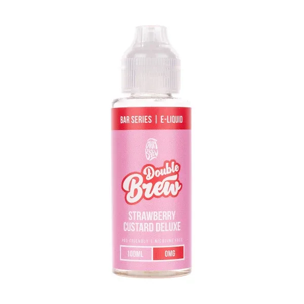 Strawberry Custard Deluxe Double Brew Bar Series 100ml (55/45) by Ohm Brew