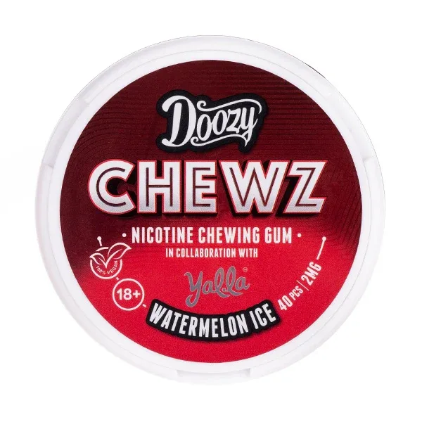 Watermelon Ice Chewing Gum by Doozy Chewz