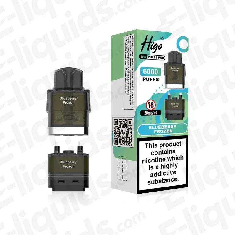Higo BB Pulse Blueberry Frozen Prefilled Pod