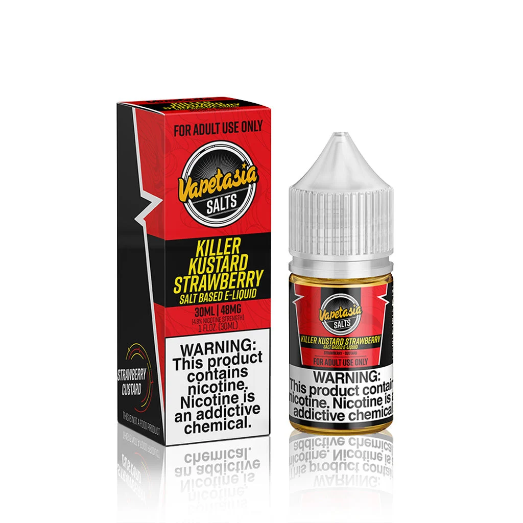 Killer Kustard Strawberry - Vapetasia Salt E Liquid - Breazy