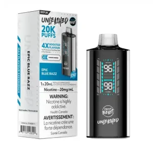 Flavour Beast Unleashed DCP 20K Disposable Epic Blue Razz