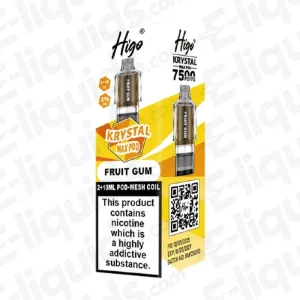 Higo Krystal Max Fruit Gum Prefilled Pods
