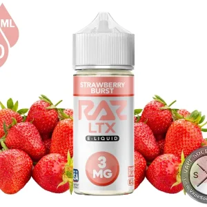 Strawberry Burst | Pod Juice x RAZ LTX E-Liquid 100ml
