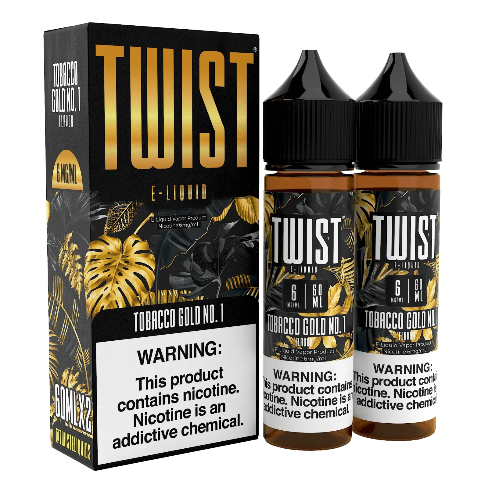 Tobacco Gold No. 1 - Twist E-Liquids - 120mL