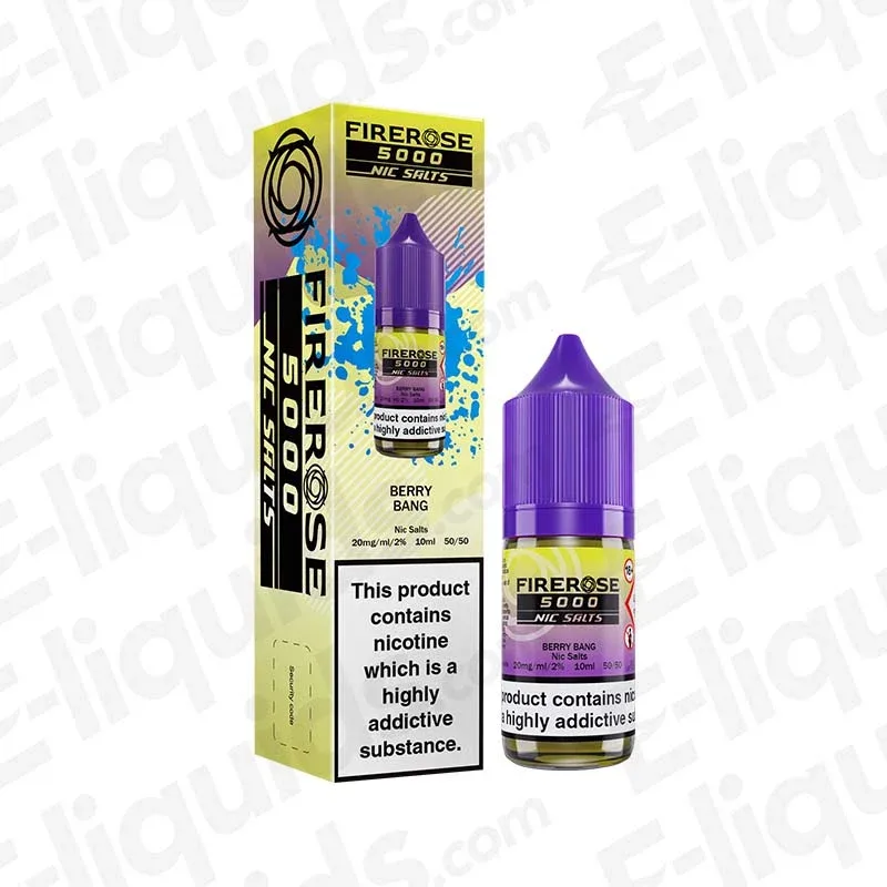 Elux Firerose 5000 Berry Bang Nic Salt - Image 2