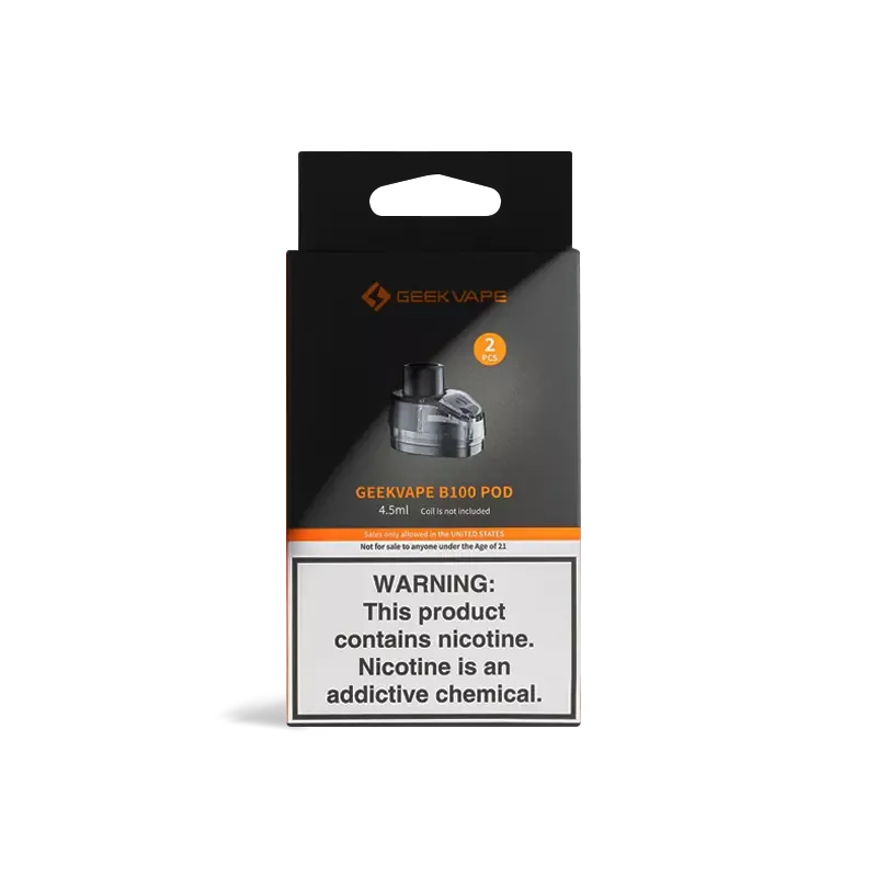 Geekvape B100 Aegis Boost Pro 2 Empty Pod Cartridge 4.5ml (2pcs/pack)